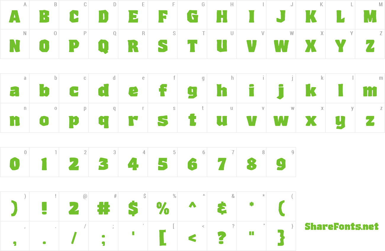 Font Super Crawler preview